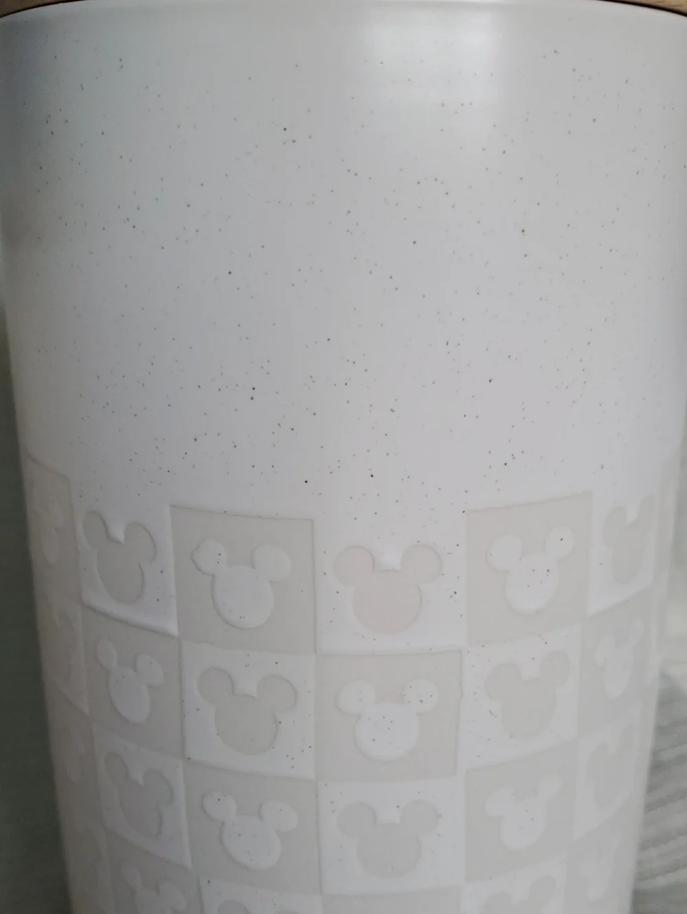 Mickey Mouse Checkered Ivory Canister Set